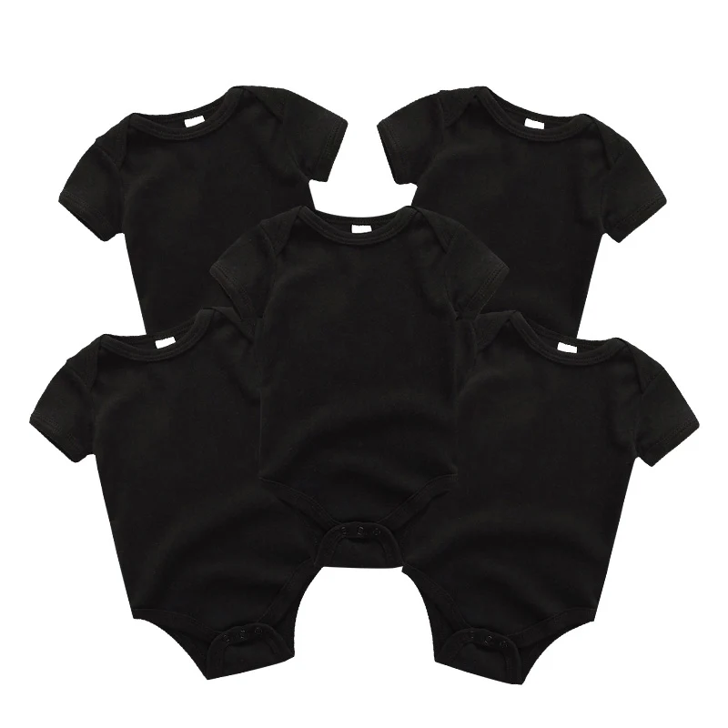 Baby Clothes5049 5 шт./лот комбинезон унисекс Одежда с единорогом для девочек одежда с короткими рукавами для маленьких девочек комбинезон для новорожденных - Цвет: Baby Clothes5049