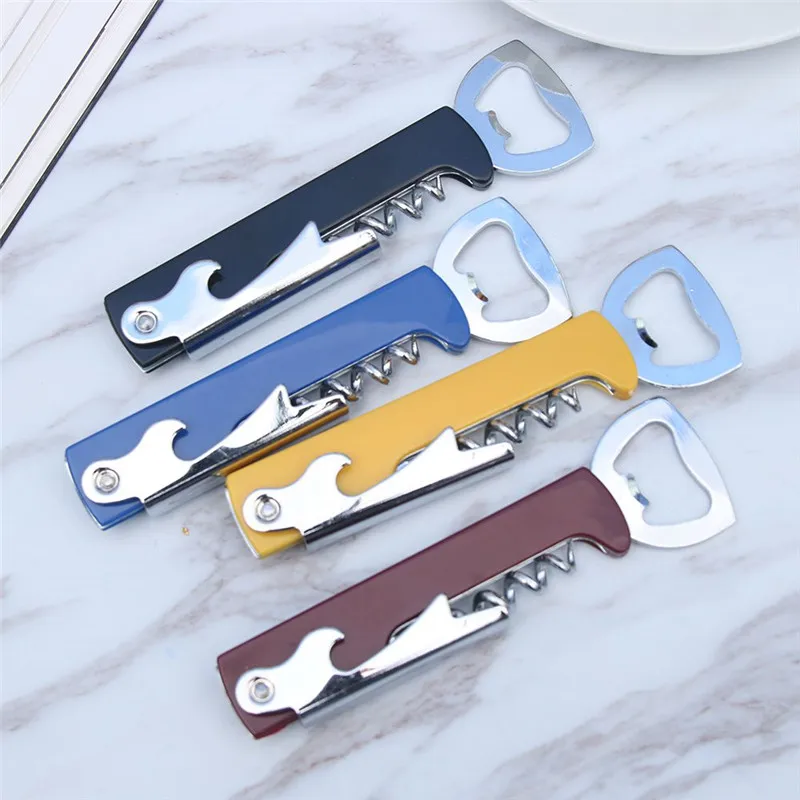 1 Pcs High Quality Metal Red Wine Bottle Opener 4 in Portable Pocket Can Jar Beer Keychain Drop Shipping | Дом и сад