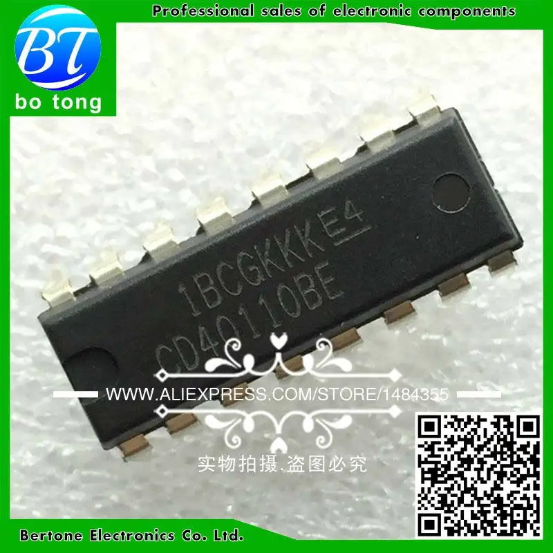 

50 шт./лот CD40110BE CD40110 40110 DIP-16