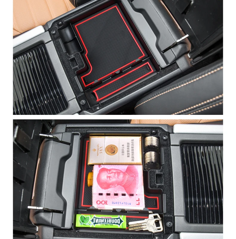 smabee Armrest Box Storage For Land Rover Evoque 2014 2015 2016 2017 Interior Accessories Central Console Stowing Tidying ABS | Автомобили