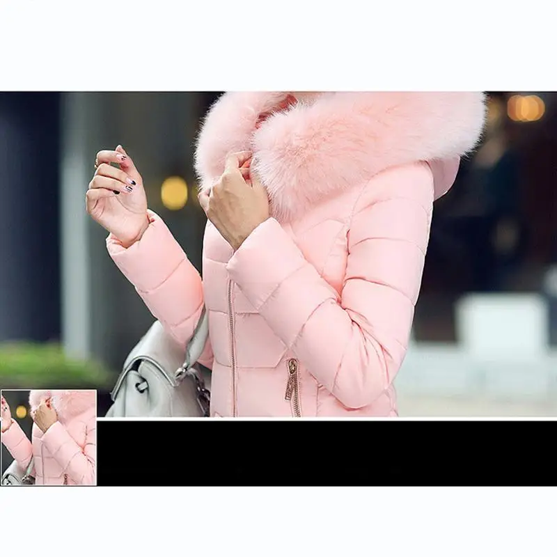 Женские Зимние Куртки И Пальто 2017 Женщин Парки Толстые Теплые Искусственного