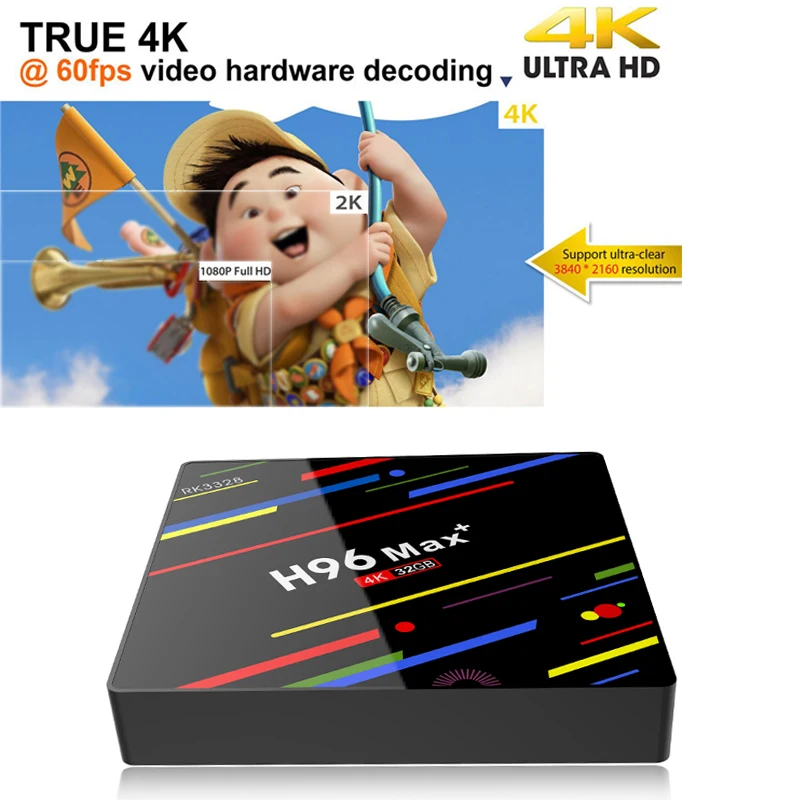 Xinways Android 8,1 tv Box 4 Гб di ram 32 ГБ/64 Гб Rockchip RK3328 1080 p H.265 4 k проигрыватель Google Negozio Netflix