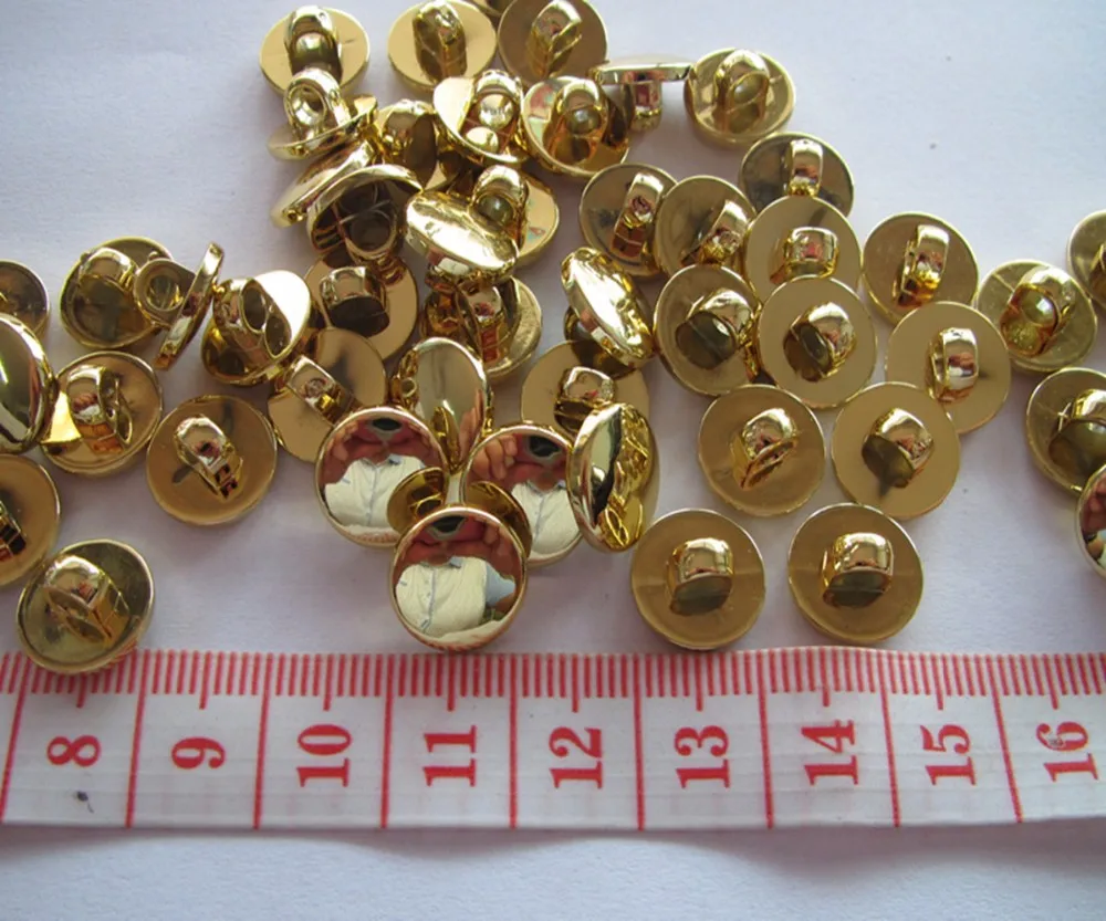 11 5 шт. пластиковые позолоченные пуговицы 100 мм|button file|button cottonbutton button |