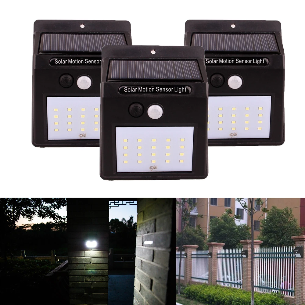 Солнечная энергия светодиодный солнечный свет наружная стена светодиодная