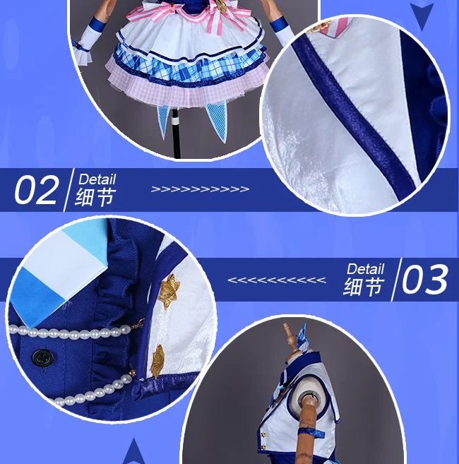 Love Live! Sunshine! Aqours Chika Ruby Kanan Dia вы аркадная игра 3rd всех членов униформы косплей костюм