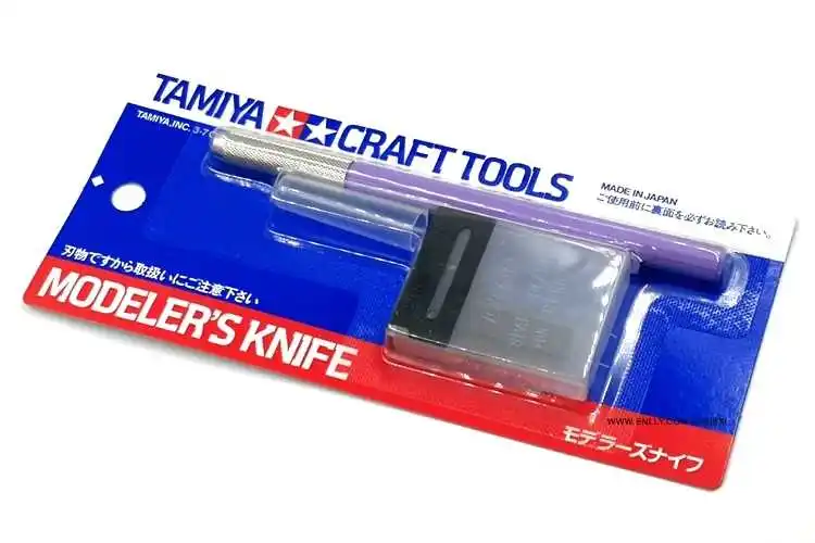 Модель строительные инструменты Tamiya ремесленные инструменты Moldler нож ручка нож фиолетовый 69918