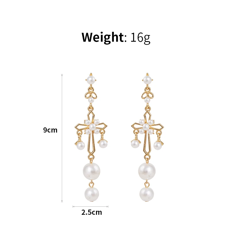 Женские серьги с искусственным жемчугом полые в Корейском стиле для вечерние