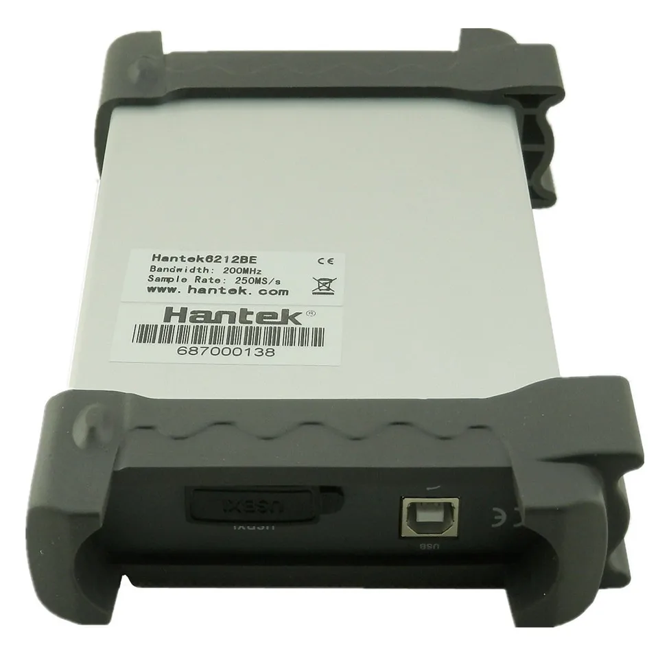 2017 Оригинальный цифровой визуальный осциллограф Hantek 6212BE USB 200 МГц Hantek6212BE
