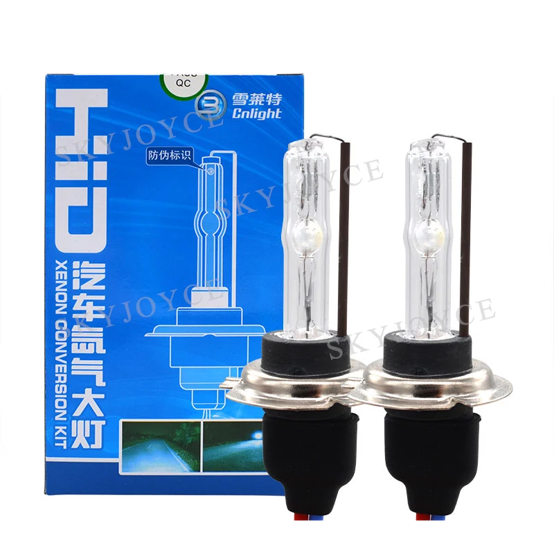 SKYJOYCE 35 Вт 45 HID лампа оригинальная Cnlight шаровая для автомобиля комплект фар H1 H7 H11 9005
