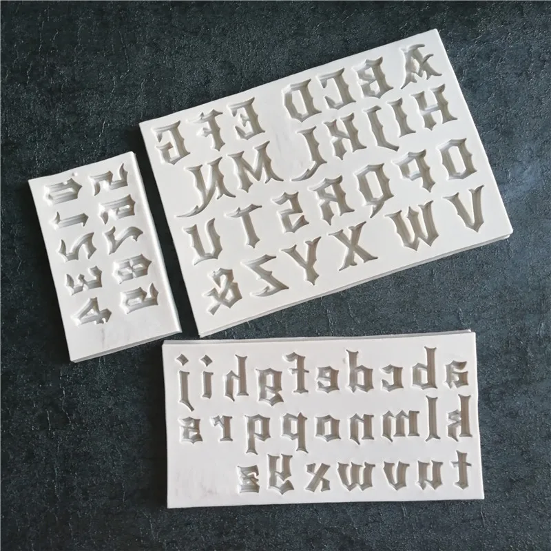 Aouke цифровые буквы силиконовые формы DIY помадка торт плесень шоколадная форма для помадки посуда для выпечки