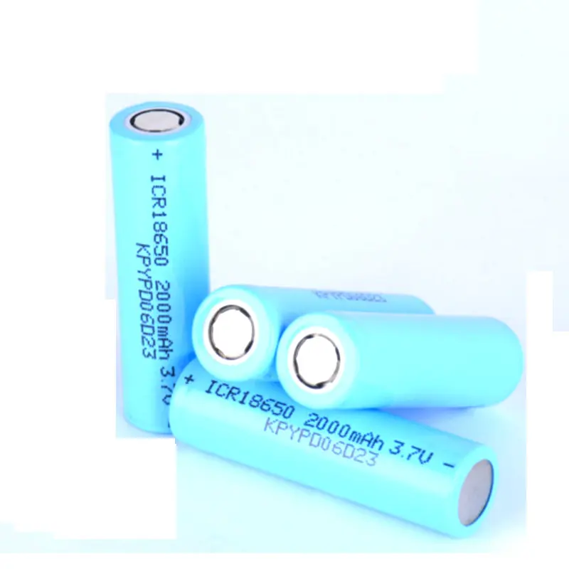 4 шт./лот Быстрая доставка 18650 2000 mAh 3 7 V литий ионная аккумуляторная батарея