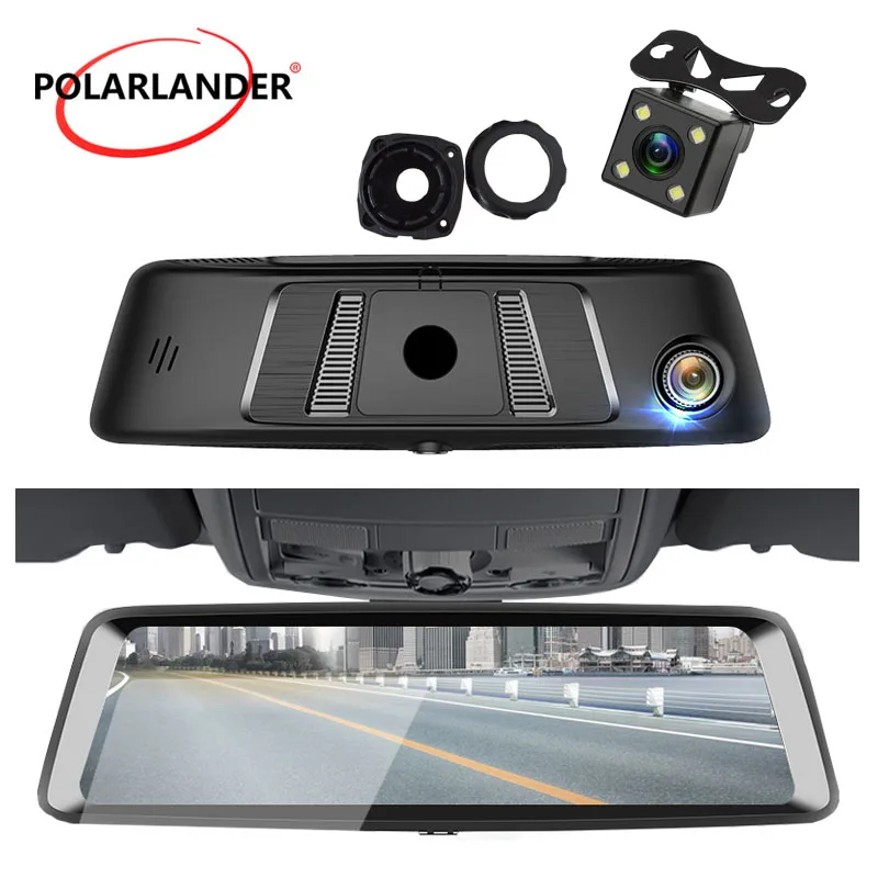 S9 10 &quotDVR gps 4G Android 1080 P Wi Fi Зеркало заднего вида Bluetooth Камера видео Drive Регистраторы
