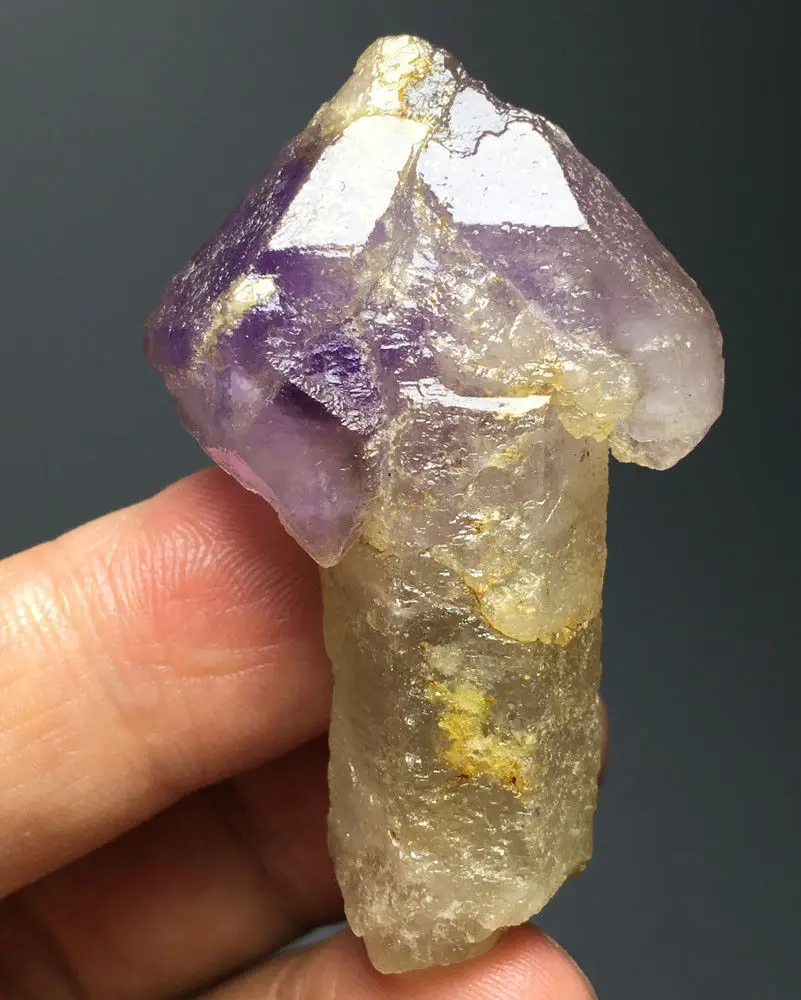 35 г натуральный аметист скипетр кварцевый кристалл скелетный образец Свадебные