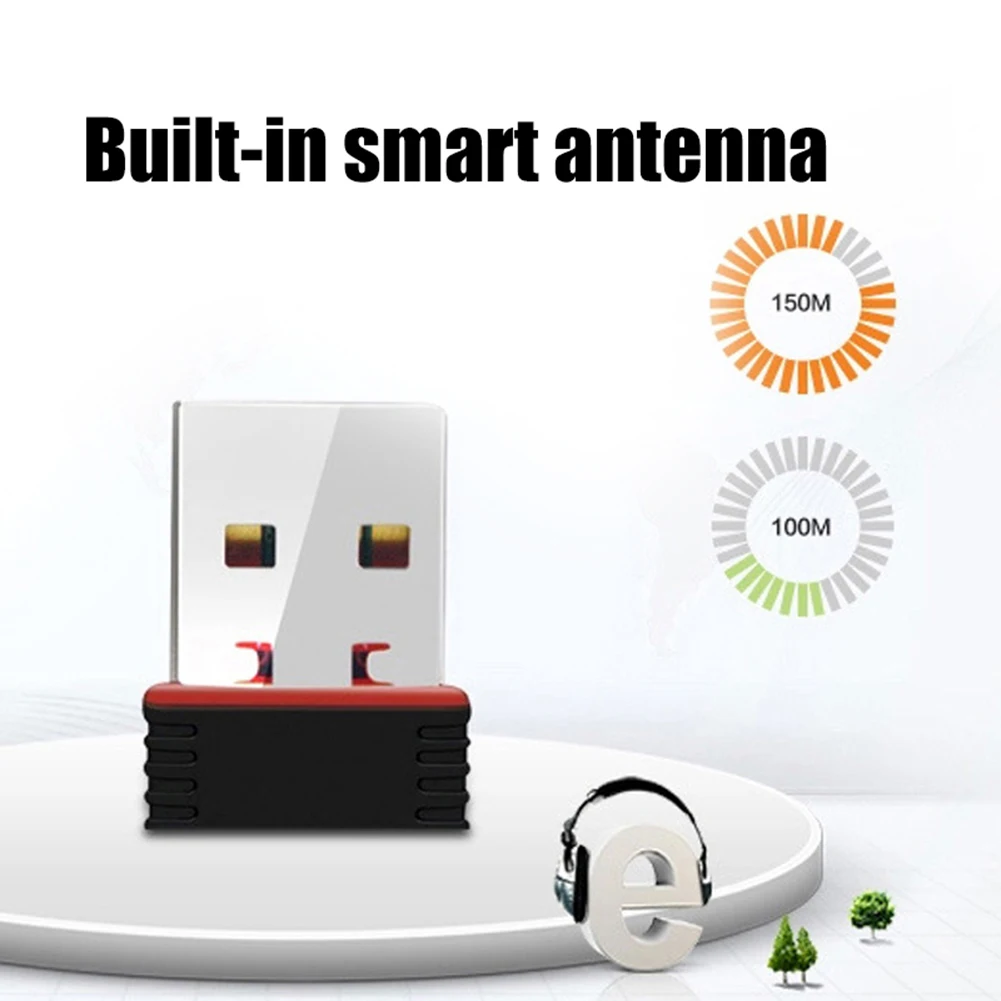 Портативный Интернет беспроводной мини сетевой WiFi карта ПК ноутбук LAN передатчик