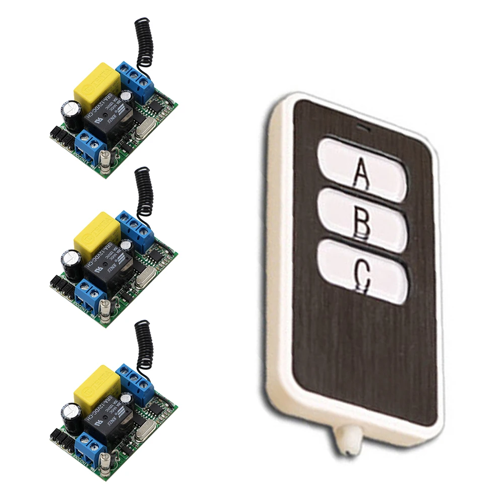 Переменный ток 220 В 1 канал РЧ беспроводной пульт дистанционного управления