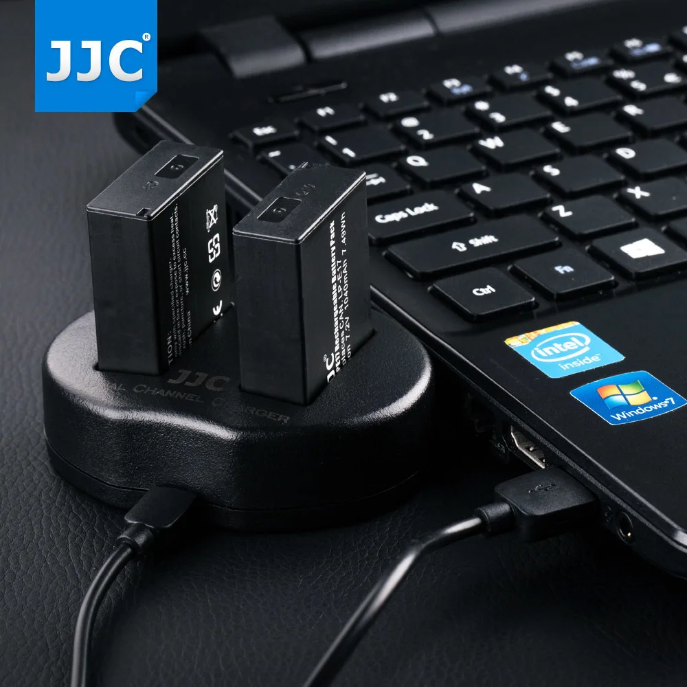 JJC USB двойной Батарея Зарядное устройство для Canon M100/EOS 77D/800D/760D/750D/200D/M5/M6/M3