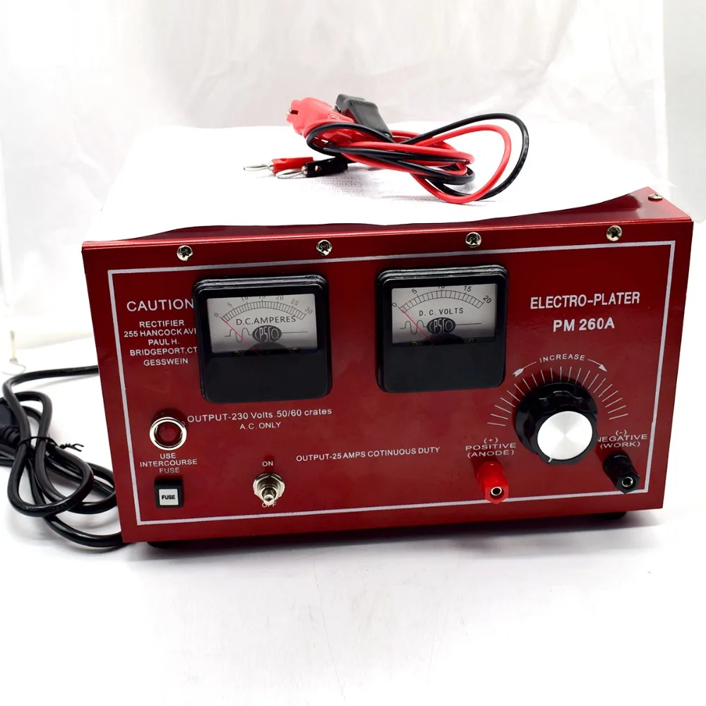 30A Платиновые украшения Платер гальванических выпрямителя 220V серебряное и