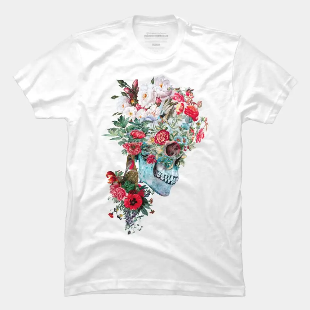 Для мужчин's футболка Веселая мне мужчин к Morii печать вуду розовато Красная с