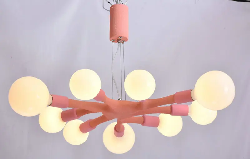 Pink-Pendant lamp Artpad, современный светодиодный потолочный светильник в скандинавском стиле для дома, гостиной, спальни, 110 В, 220 В, современные подвесные люстры, потолочные лампы - Цвет корпуса: Pink-Pendant lamp