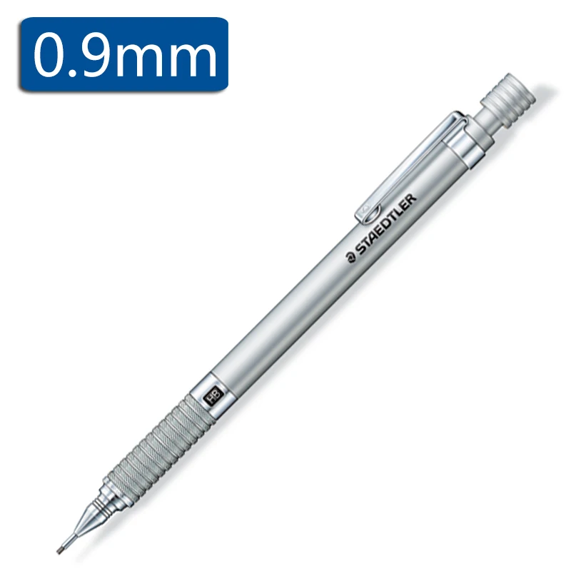 0 9mm Немецкий механический карандаш 0,3 мм/0,5 мм/0,7 мм/0,9 мм/1,3 мм/2,0 мм/92525 мм автоматический карандаш Карандаш для рисования Регулируемый карандаш - Цвет: 0 9mm
