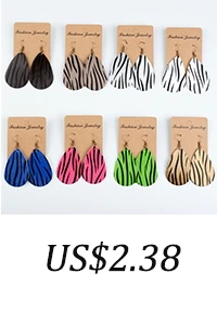 Новые двухслойные из натуральной кожи Леопардовый принт висячие серьги BOHO капли воды квадратные серьги Модные Ювелирные изделия Подарки для женщин