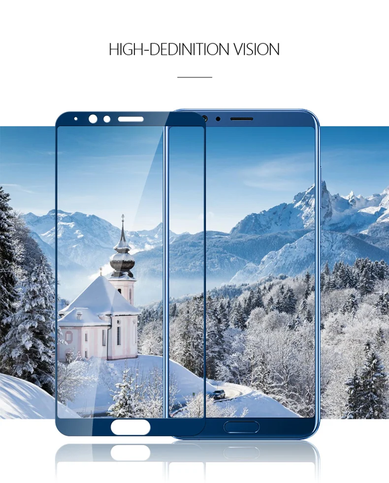 Honor V10 стеклянная пленка MOFI для HUAWEI Honor View 10, закаленное стекло 2.5D, полное покрытие, протектор V10, закаленное стекло 5,99''