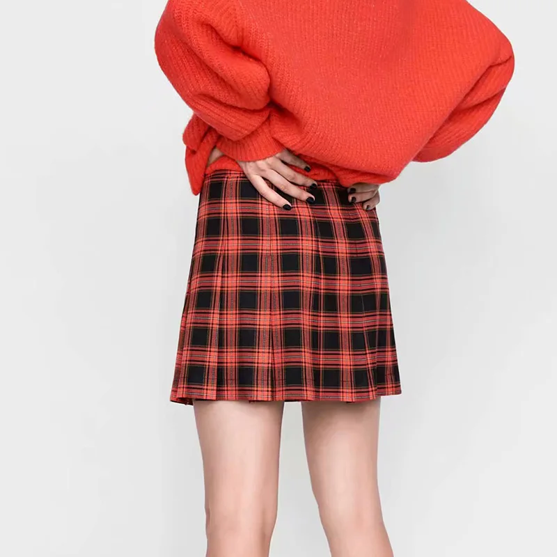 Женские винтажные мини юбки Wonder А силуэта с одной кнопкой в стиле ретро