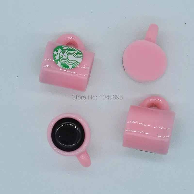 10 шт./лот разноцветная кофейная чашка из цельной смолы 16 мм кавайный альбом для