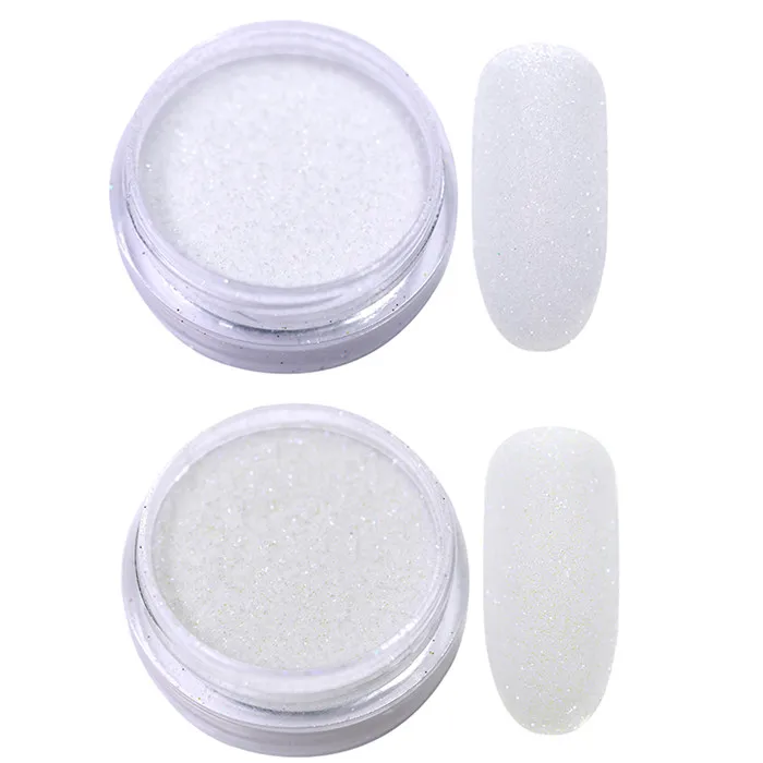 2Pcs Set 1 Голографический блестящий для ногтей порошок Сияющий сахар Блеск Дизайн ногтей голографическая Пыль порошок хромового пигмента Маникюр украшения для ногтей - Цвет: 2Pcs Set 1