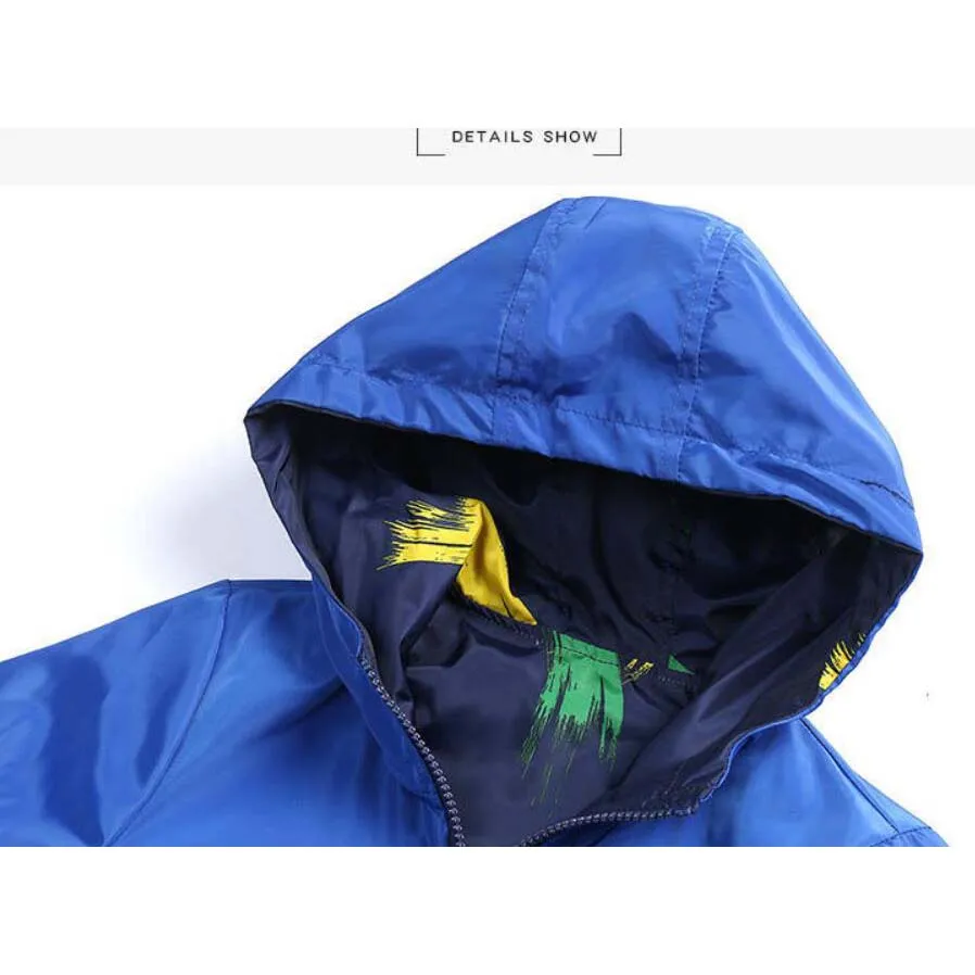 Одежда для мальчиков От 3 до 13 лет Детская весенняя водо и ветронепроницаемая