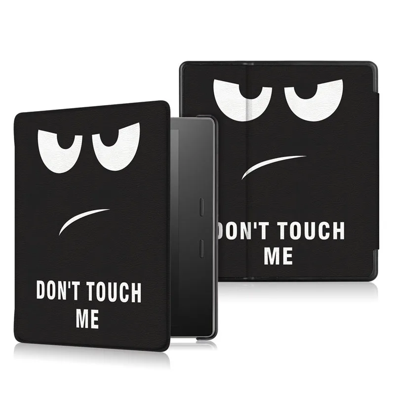 case Магнитный чехол для Amazon Kindle Oasis 7,0 из искусственной кожи, чехол для Kindle Oasis Smart Wake Up E-Reader Coque - Цвет: case