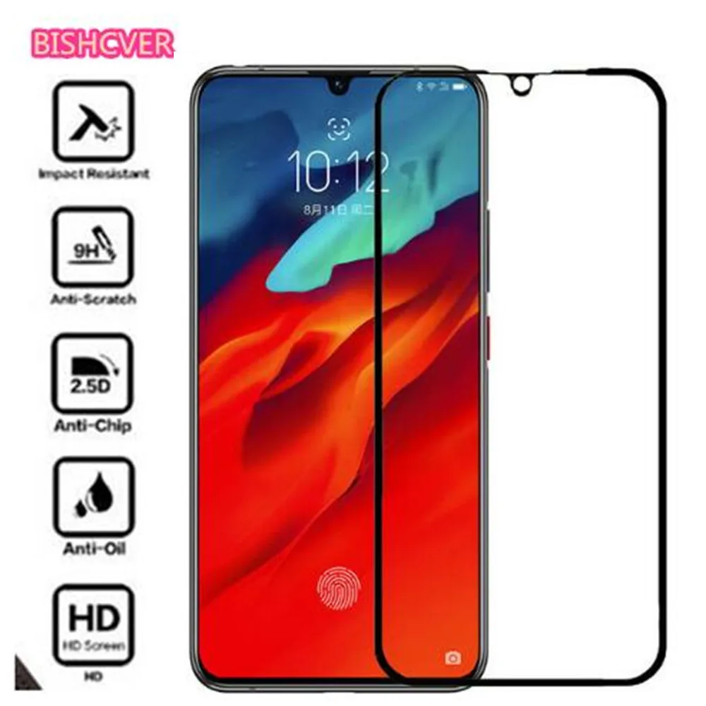 Закаленное стекло с полным покрытием для Lenovo Z6 Pro Lite защитная пленка 9H на телефон