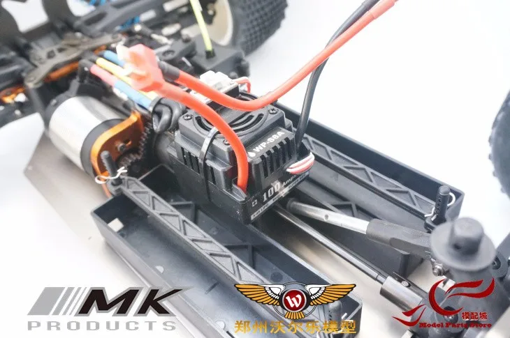 MK 1/8 электрический бесщеточный автомобильный двигатель Hobbywing 100A ESC
