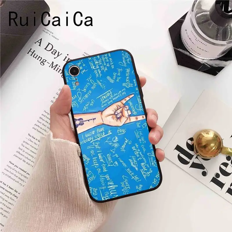 Чехол для телефона Ruicaica Singer Шон Мендес Magcon черный мягкий чехол iPhone 8 7 6 6S 6Plus X XS MAX 5
