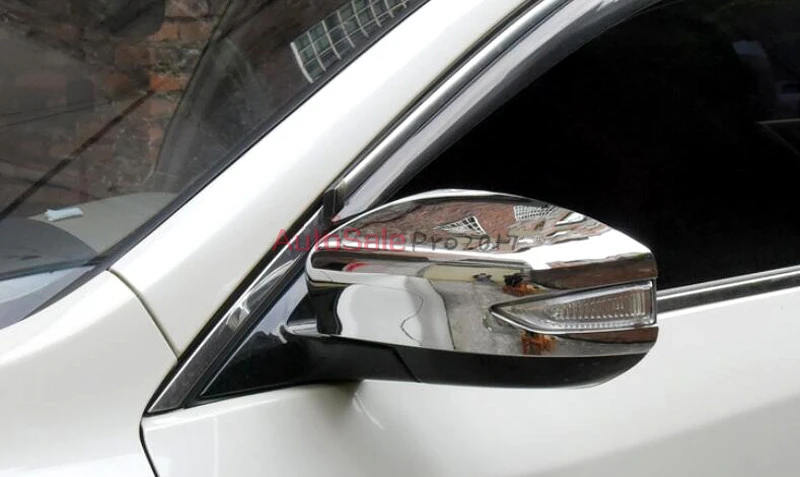 For Nissan Sentra Sylphy 2012 2013 2014 2015 2016 Glossy ABS Chrome plastic Mirror Rearview Cover Trim 2pcs | Автомобили и