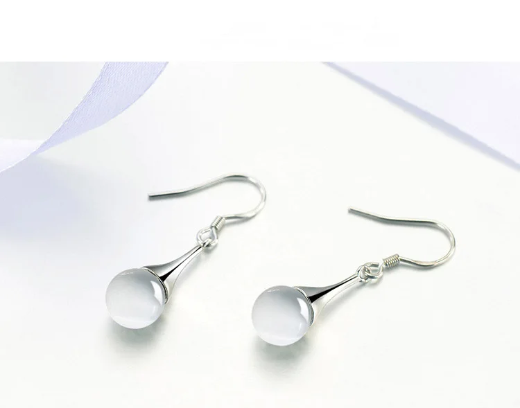 Новые Романтические серьги-подвески из искусственного камня для женщин крупные