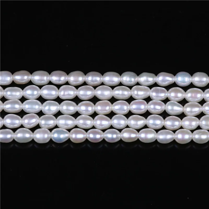 Пресноводный жемчуг в форме риса 3-3 5 мм