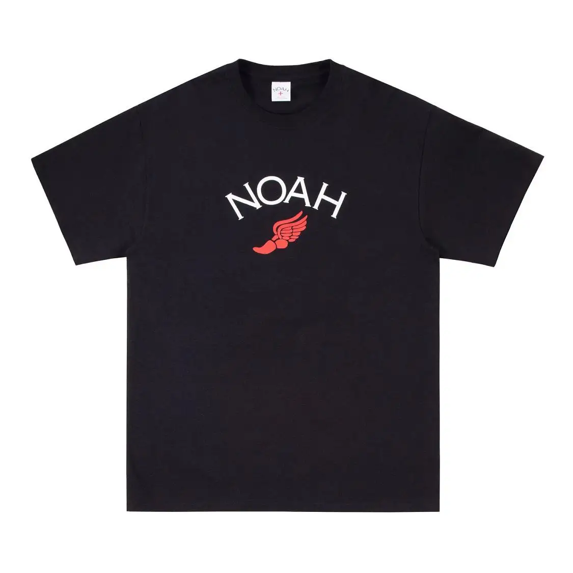 black-01 19SS NOAH X DSMLA г. ANGEL Футболка NOAH футболка Kanye West в стиле «хип-хоп» из хлопка с принтом уличная Harajuku футболка xxxtentacion пары - Цвет: black-01
