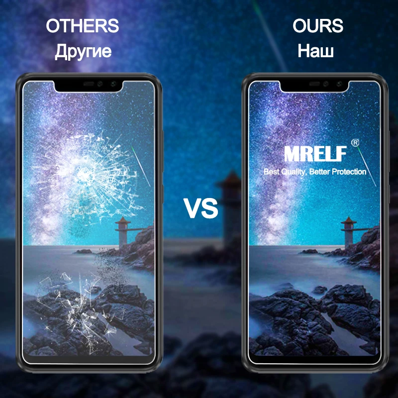 MRELF Tempered Glass for Xiaomi Redmi Note 6 Pro Screen Protector on Phone Protective | Аксессуары для телефонов