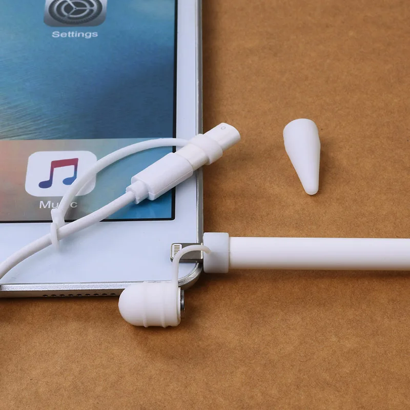 Для Apple Pencil cap Holder Nib Sleeve Cover мягкий силиконовый защитный чехол для iPad Pro Pencil с антиутерянным разъемом