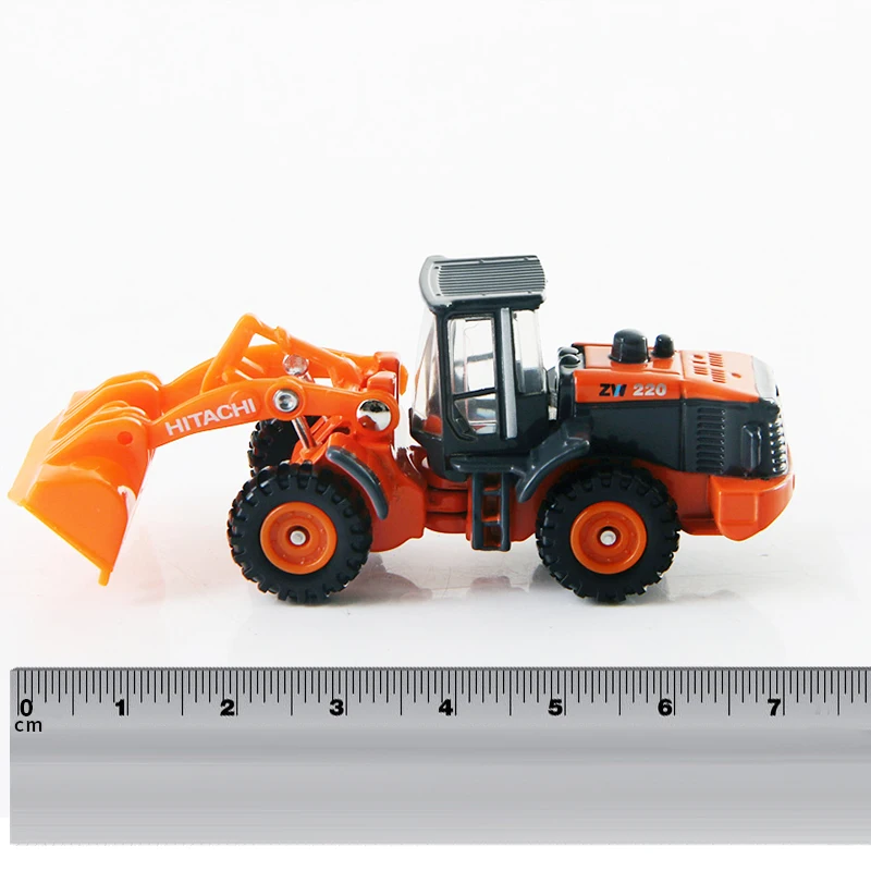 Takara Tomy Tomica 1/110 Hitachi строительная техника колесный погрузчик ZW220 Металлический