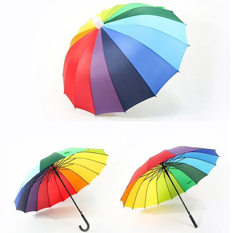 Длинные ручки прямые дождевые зонты с водонепроницаемым чехлом чехол для мужчин