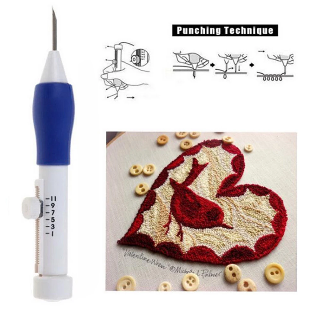 Горячая Вышивка Ручка Пластиковый Набор DIY ремесла Иглы Швейные аксессуары | Дом