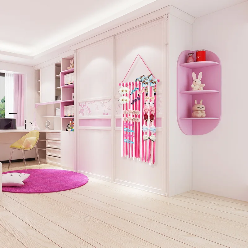 Hoomall 2 шт./компл. детский зажим для волос ремень хранения головной убор висящий