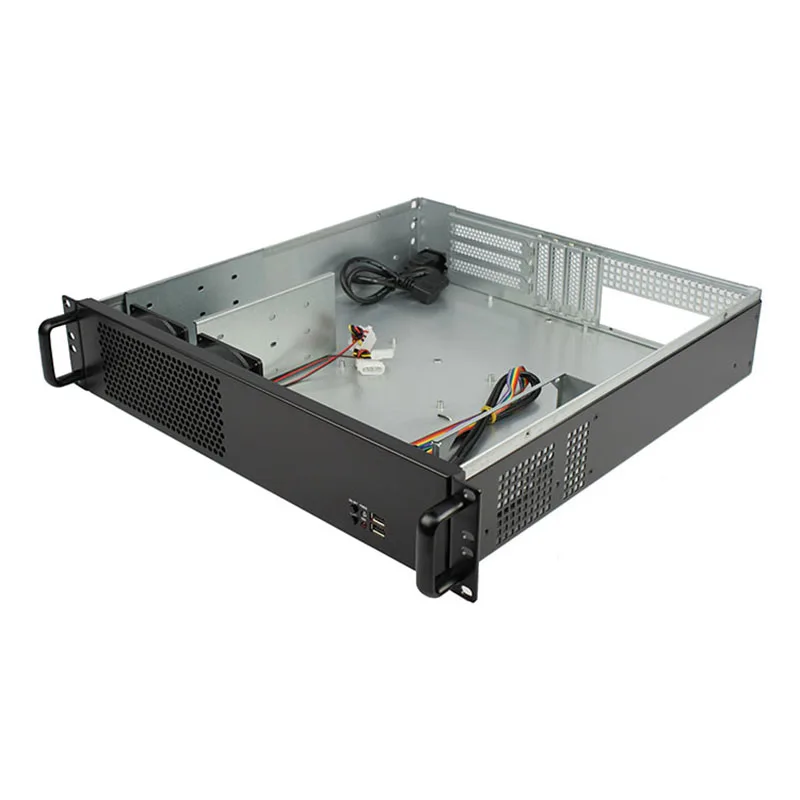 2u450 мм чехол для компьютера шасси промышленного оборудования поддержка