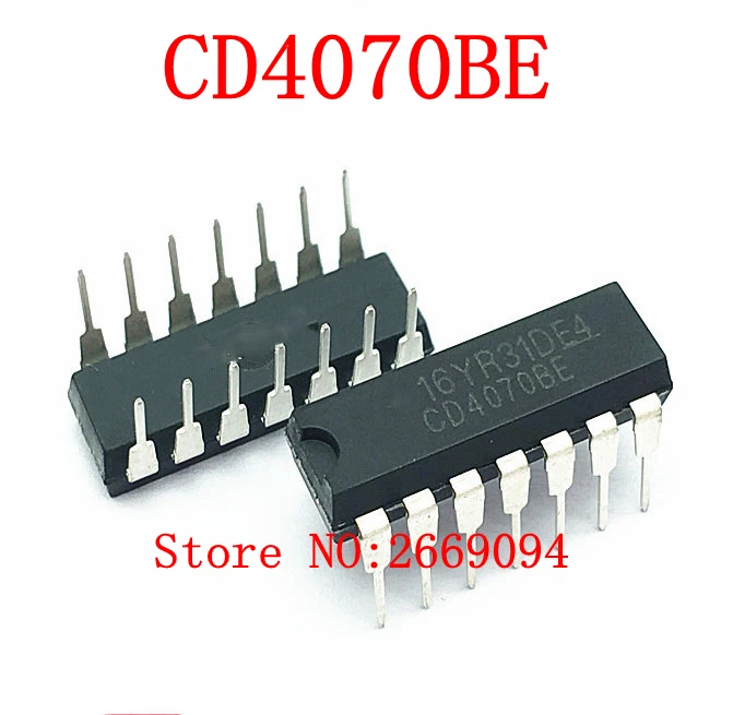 20 шт. CD4070BE DIP14 CD4070 HEF4070BP HCF4070BE HCF4070 4070 DIP новый и оригинальный IC Бесплатная