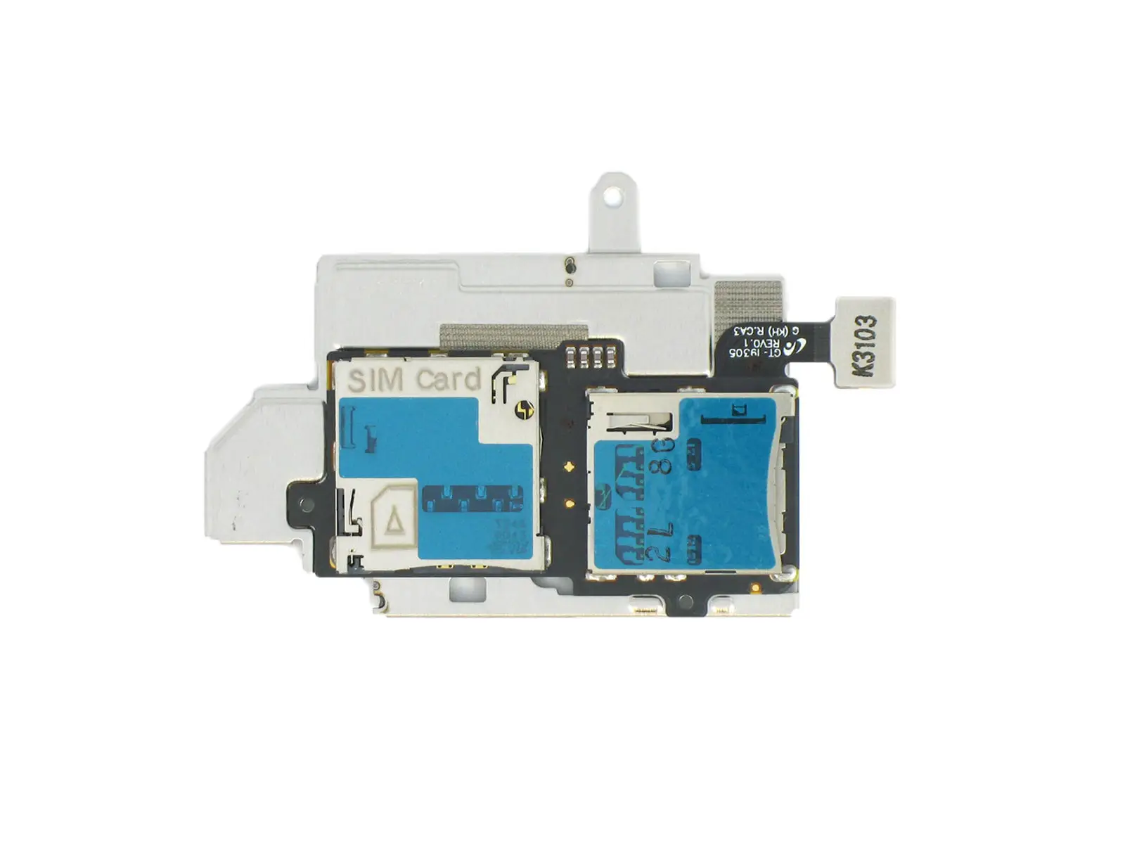 Гибкий кабель для чтения карт памяти Samsung Galaxy S3 LTE GT I9305 SIM и MicroSD 10 шт./лот|flex cable|micro