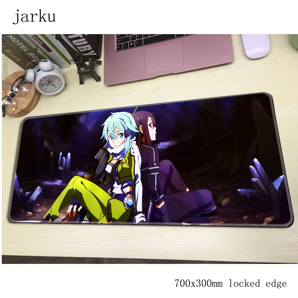 Sword Art Online коврик для мыши геймер 700x300 мм notbook коврик для мыши большой игровой коврик для мыши kiito Большой Коврик Для Мыши Компьютерный стол padmouse