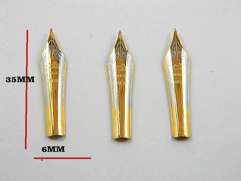 2 шт JINHAO X450 159 750 Золотой Средний перьевой Стержень DIY
