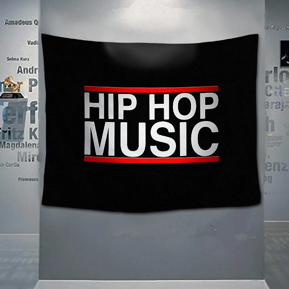 

Hip hop\ Jazz\Reggae\Rock\Heavy metal Music Poster Retro Flag Banner Tapestry Cloth Art Wall Sticker Bar Bedroom Home Decor